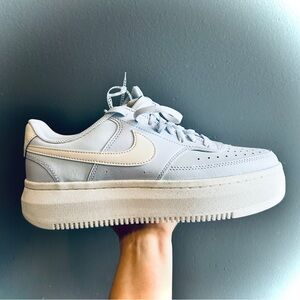 New! Women’s Nike Light Blue Violet Court Vision shoes size 11.5